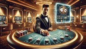 Live dealer studio with multiple camera angles and professional table setup